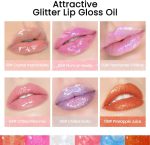 ⁦NEW Magic Color Changing Moisturizing Lip Oil, Boss UP No-Sticky PH Warm Change Lip Oil, Glow Luminous Hydrating Lip Gloss with Shimmery Finish, Lightweight (multiciolor, small)⁩ - الصورة ⁦2⁩