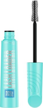 Rimmel Kind & Free Lash Loader, Black, Mascara, Volumising Mascara, Mascara for Sensitive Eyes, Buildable, Ophthalmologist Tested, Vegan Formula, 9.5ml