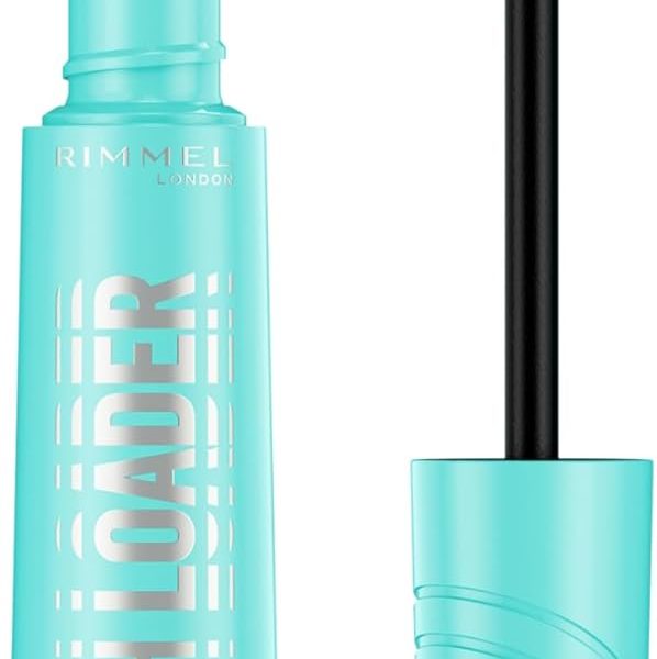 Rimmel Kind & Free Lash Loader, Black, Mascara, Volumising Mascara, Mascara for Sensitive Eyes, Buildable, Ophthalmologist Tested, Vegan Formula, 9.5ml