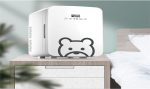 ⁦DDCVFREE Mini fridge Refrigerator 10L Refrigerator Mini Small Household Portable Heating And Cooling Box Skin Care Fridge Skincare Fridge⁩ - الصورة ⁦4⁩