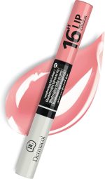 Dermacol Dc 16-Hour Long-Lasting Liquid Lipstick | Lip Plumper Balm & Colour Gloss | Beauty Cosmetics With Matte And Glitter Finish | Two-Phase Set | Non-Drying Formula | No.1 Nude Pink, 7.1 Ml