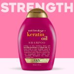 ⁦OGX Shampoo, Anti-Breakage Keratin Oil, 13oz⁩ - الصورة ⁦7⁩
