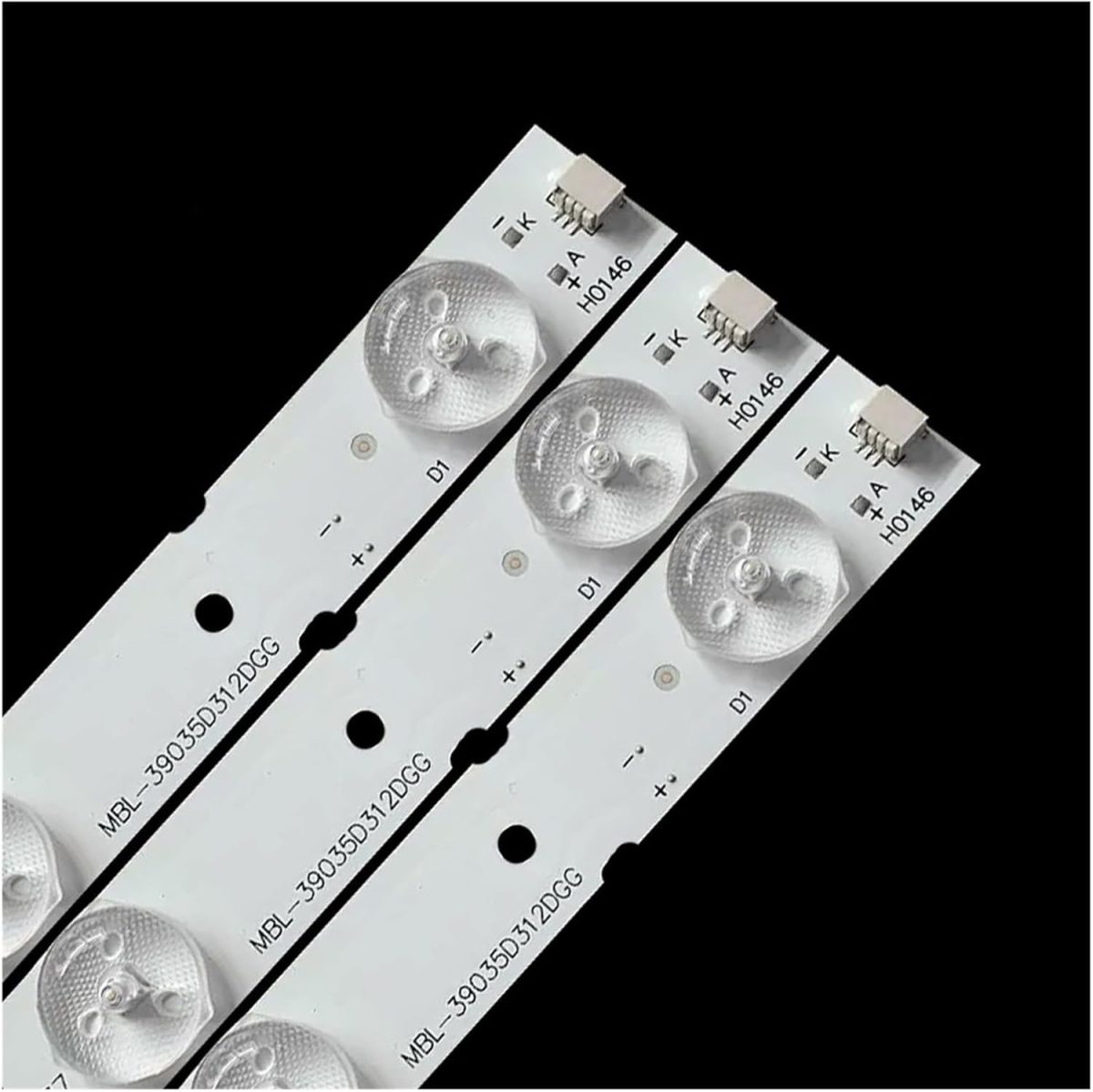 ⁦TILLOJJ 3pcs/set 746mm 3V Led Backlight TV for J.A/V 40inch KJ39D12-ZC14F-07 TL401B T390HVN01.0 C40227FT2-LED⁩ - الصورة ⁦3⁩
