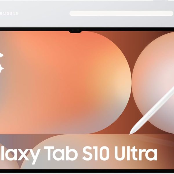 Samsung Galaxy Tab S10 Ultra, AI Tablet, Android Tablet, WIFI, 12GB RAM, 256GB Storage, AMOLED Display, Anti-reflection, Durable, S Pen Included, Platinum Silver (KSA Version)