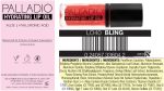 ⁦Palladio Hydrating Lip Oil Infused with Hyaluronic Acid, Non-Sticky Formula, Subtle shine tinted sheer color, liquid lipstick, locks in moisture to prevent chapped lips 0.13 Oz. (BLING)⁩ - الصورة ⁦9⁩