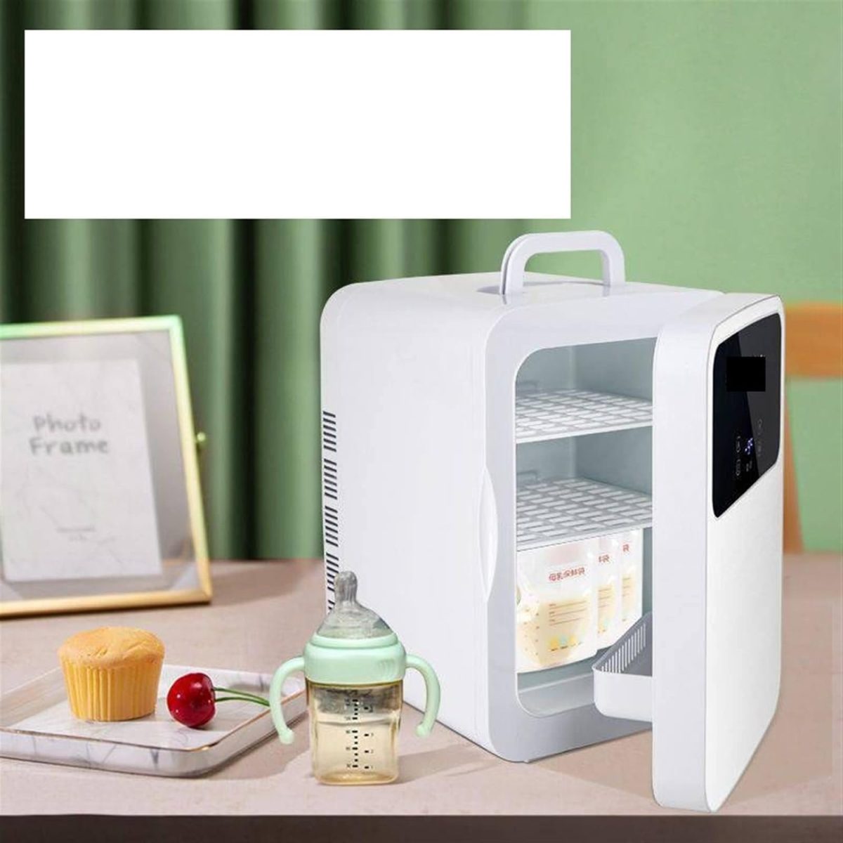 ⁦EIOZIEEY Beverage refrigerator Refrigerator Portable Mini Refrigerator, Heating And Cooling, Fresh-keeping Bo⁩ - الصورة ⁦3⁩