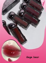 ⁦L&Wen Lip Gloss, Mirror Glossy Ultra Hydrating Long Lasting Nonstick Cup Moisturizing High Pigmented Liquid Lipstick, Plump Lips and Improve Complexion Red/Brown 06#⁩ - الصورة ⁦6⁩