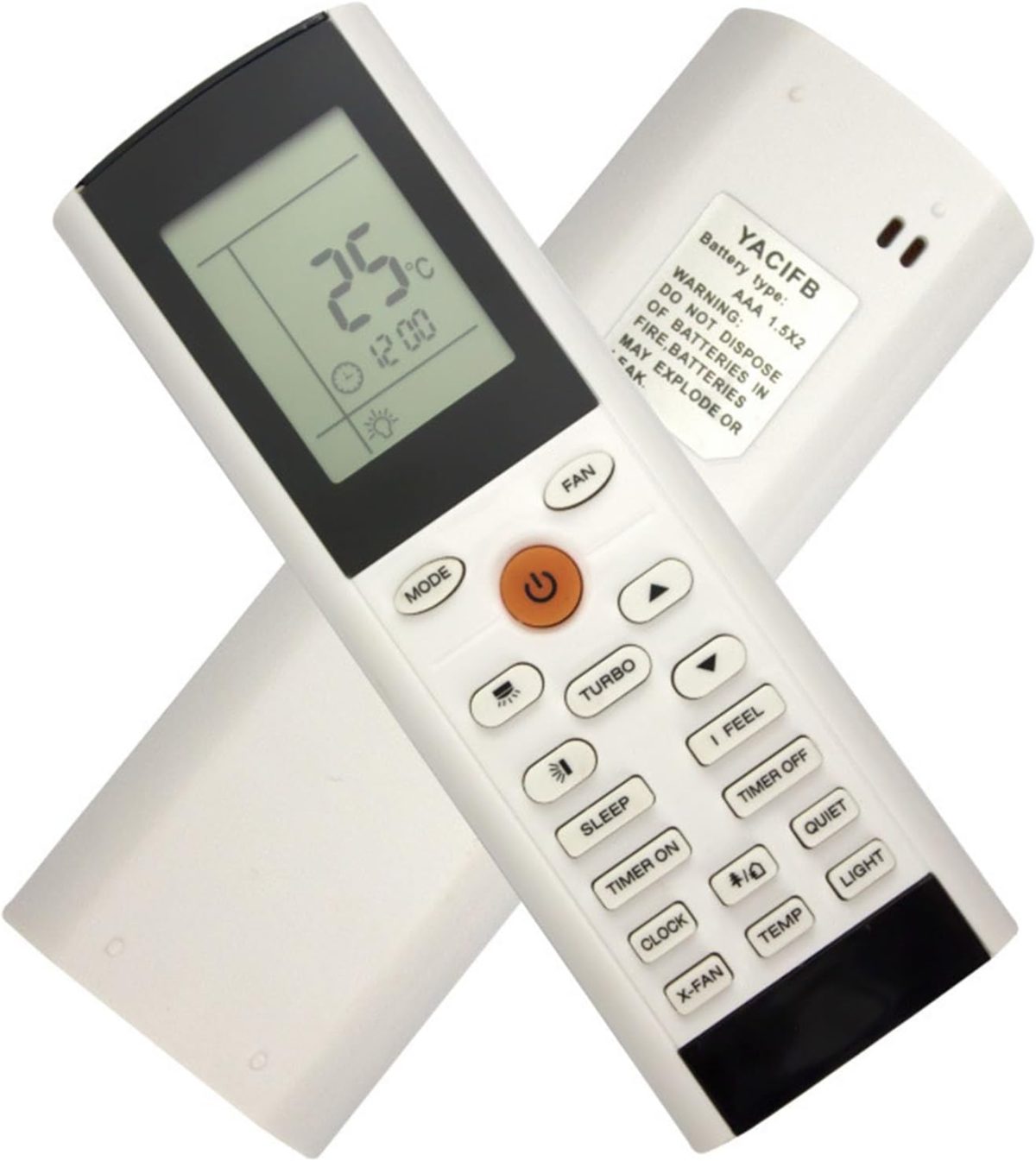 ⁦ANYUAN Air Conditioner Remote Control,Universal AC Remote,Most Air Conditioners compatible Remote Control YAC1FB⁩ - الصورة ⁦4⁩