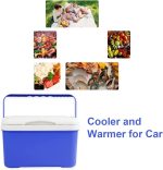 ⁦EIOZIEEY Beverage refrigerator 6L Car Fridge Travel Refrigerator Mini Fridges for Car Home Portable Refrigerator Milk Food Carrier with Handle⁩ - الصورة ⁦5⁩