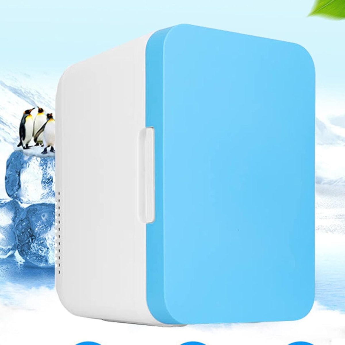 ⁦VVBNGVH Small refrigerator 8L Auto Mini Refrigerator Mini Fridges Freezer Cooler Heater Keep Warm Fresh for Car Home(C)⁩ - الصورة ⁦2⁩