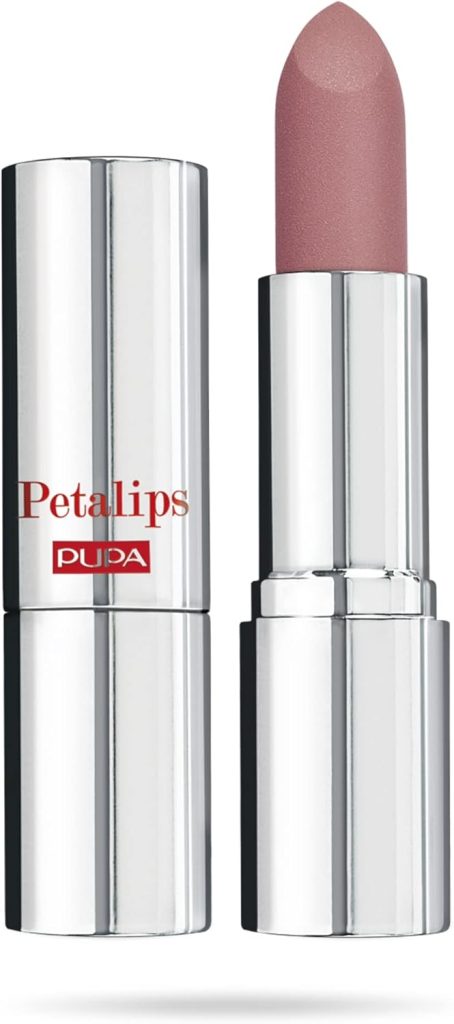 Pupa Milano Petalips Soft Matt Lipstick - Lightweight And Imperceptible - Provides Color With Buildable Intensity - Combines Comfort Of A Balm With A Matte Finish - 003 Aquatic Nymphaea - 0.123 Oz