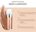 ⁦Face Body Luminizer, Liquid Highlighter Makeup, Shimmer Glow Illuminator, Bronzer Smooth Shine, Waterproof Moisturizing Body Highlighter (03# Bronze Gold)⁩ - الصورة ⁦5⁩