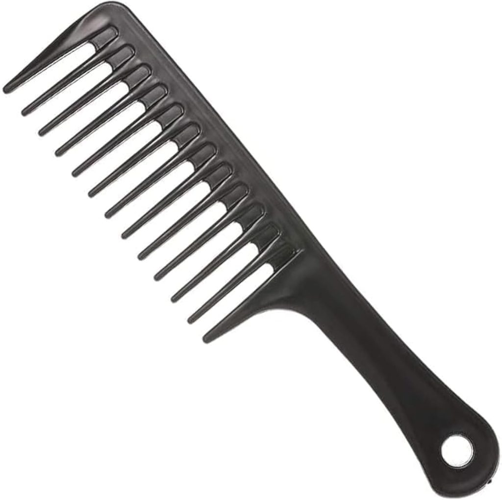 INFLUX Wide Tooth Detangling Handgrip Paddle Hair Comb for Long Hair, For Men and Women Set Curly hair, Rounded Teeth for Smooth Styling Sleek Salon-Style Design For Everyday Home Use