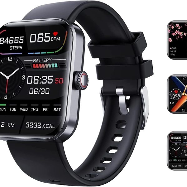 LYAROMIS 2025 Smart Watch for Men Women, 1.91" HD Smartwatch with 100+ Sports Modes,Blood oxygen test, Heart Rate/Sleep Monitor, Activity Tracker for Android/iPhone(F57L)