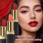 ⁦Matte Lipstick Set, 3Pcs, Dark Light Bright Red, Long Lasting, Smudge Proof, Lip Stain⁩ - الصورة ⁦5⁩