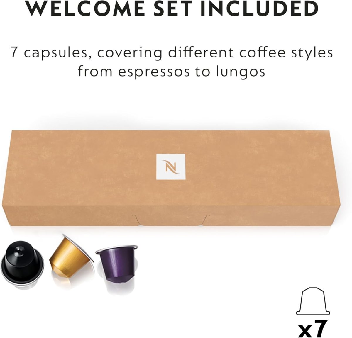 ⁦Nespresso Citiz & Milk C123 Espresso Capsule Coffee Machine, 1 L, 19 Bar Pressure, Silver⁩ - الصورة ⁦5⁩