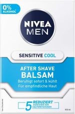 ⁦NIVEA MEN Sensitive Cool After Shave Balsam im 1er Pack (1 x 100 ml), beruhigendes After Shave, Hautpflege nach der Rasur mit Kamille und Algenextrakten⁩ - الصورة ⁦6⁩