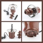 ⁦FITTO Three Layer Chocolate Fountain – Melting Machine with Heating Function, Chocolate Fondue Tempering Machine for Party & Household Use⁩ - الصورة ⁦4⁩