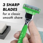 ⁦Gillette Mach3 Sensitive Razors for Men, 1 Razor, 5 Razor Blade Refills, Designed for Sensitive Skin⁩ - الصورة ⁦6⁩