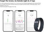 ⁦Ethelred 2208A Smart Bracelet Heart Rate Blood Pressure Monitor Pedometer Sport Fitness Tracker Men Women Electronic Bracelet (Black)⁩ - الصورة ⁦2⁩