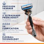⁦Gillette ProGlide Chill Men’s Razor Blades, 8 Blade Refills⁩ - الصورة ⁦3⁩