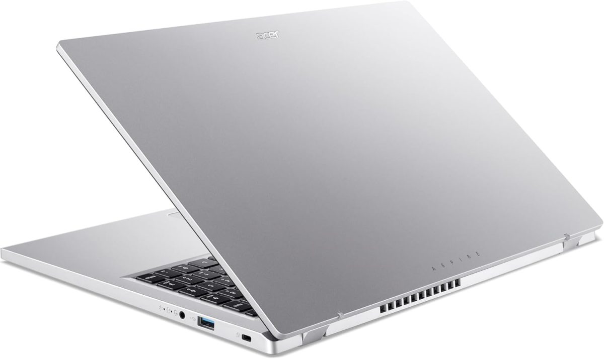 ⁦ايسر لابتوب اسباير لايت AL15 بمعالج AMD رايزن 5-6600H سداسي النواة حتى 4.5GHz/8GB DDR5 RAM/512GB SSD/بطاقة رسومات AMD راديون 660M/شاشة 15.6 انش FHD IPS رفيعة الاطار/واي فاي-6/ويندوز 11/فضي فاتح⁩ - الصورة ⁦2⁩