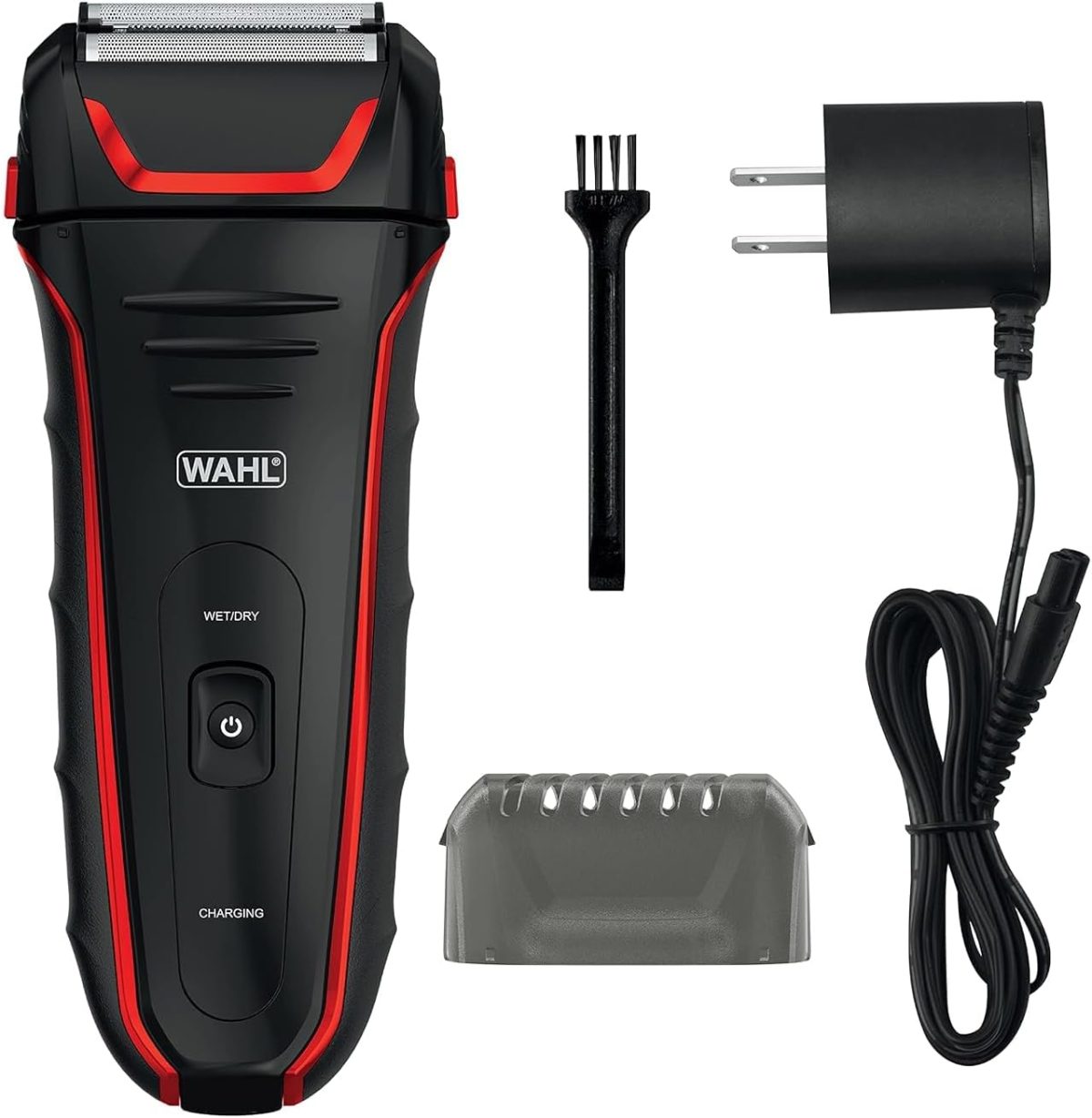 ⁦Wahl Clean & Close Electric Razor Rechargeable Wet/Dry Waterproof Electric Shaver for Cordless Men's Grooming & Beard Trimming - Lithium Ion with Long Run Time & Quick Charge – Model 7064⁩ - الصورة ⁦8⁩
