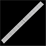 TILLOJJ 3V2W Square Lens Led Tv Backlights Strip Bar for J.V/C 55inch JL.D550B1330-002AS-M_V04 LT-55C800 L55UE20 TX-55HX580B 55dia