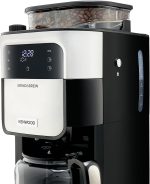 ⁦Kenwood Grind & Brew Coffee Maker with Built-in 220g Burr Grinder, 12-Cup Capacity, 1.5L Water Tank, 900W Power, Digital Touch Display – CMM40, Black/Metal⁩ - الصورة ⁦2⁩