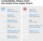 ⁦Spigen Lite Fit Ultra Band designed for Apple Watch Band for Apple Watch Ultra 2 / Ultra (49mm), Series 9/8/7 (45mm), Series SE2/6/SE/5/4 (44mm) and Series 3/2/1 (42mm) Nylon Solo Loop - Navy⁩ - الصورة ⁦2⁩
