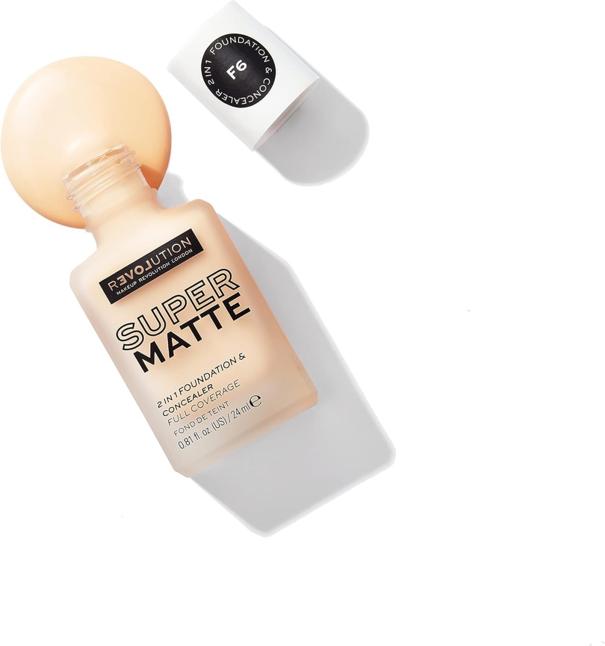 ⁦Revolution Relove Supermatte Foundation F6⁩ - الصورة ⁦6⁩