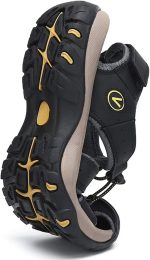 ⁦FLARUT Men's Sport Sandals Outdoor Hiking Sandals Closed Toe Athletic Lightweight Trail Walking Casual Sandals Water Shoes⁩ - الصورة ⁦5⁩