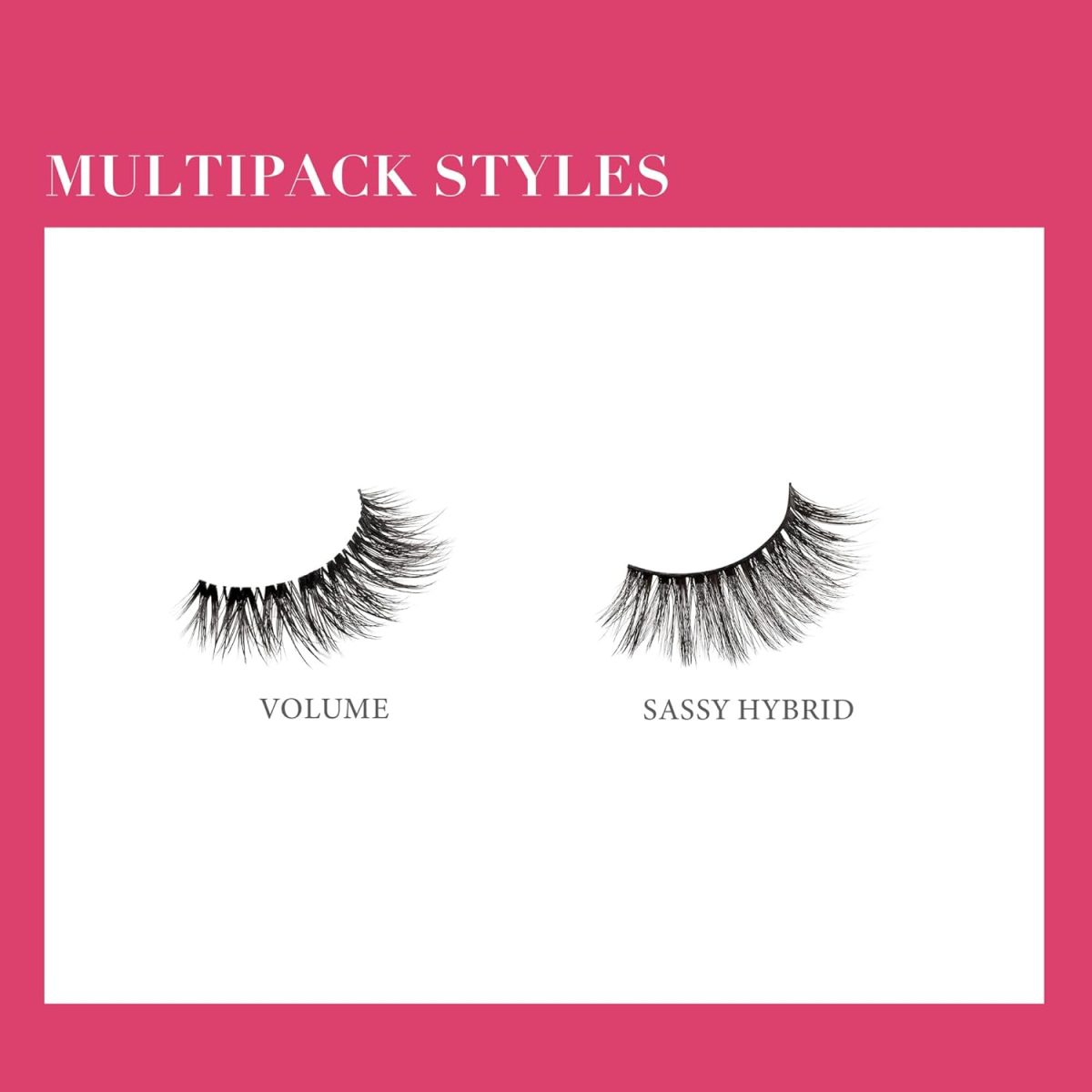 ⁦KISS Lash Couture Luxtension, False Eyelashes, 'Volume Full Set', 14 mm, Includes 4 Pairs Of Lashes, Contact Lens Friendly, Easy to Apply, Reusable Strip Lashes⁩ - الصورة ⁦5⁩