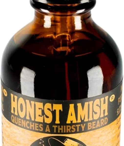 Honest Amish - Pure Beard Oil - 2 Ounce - Fragrance Free