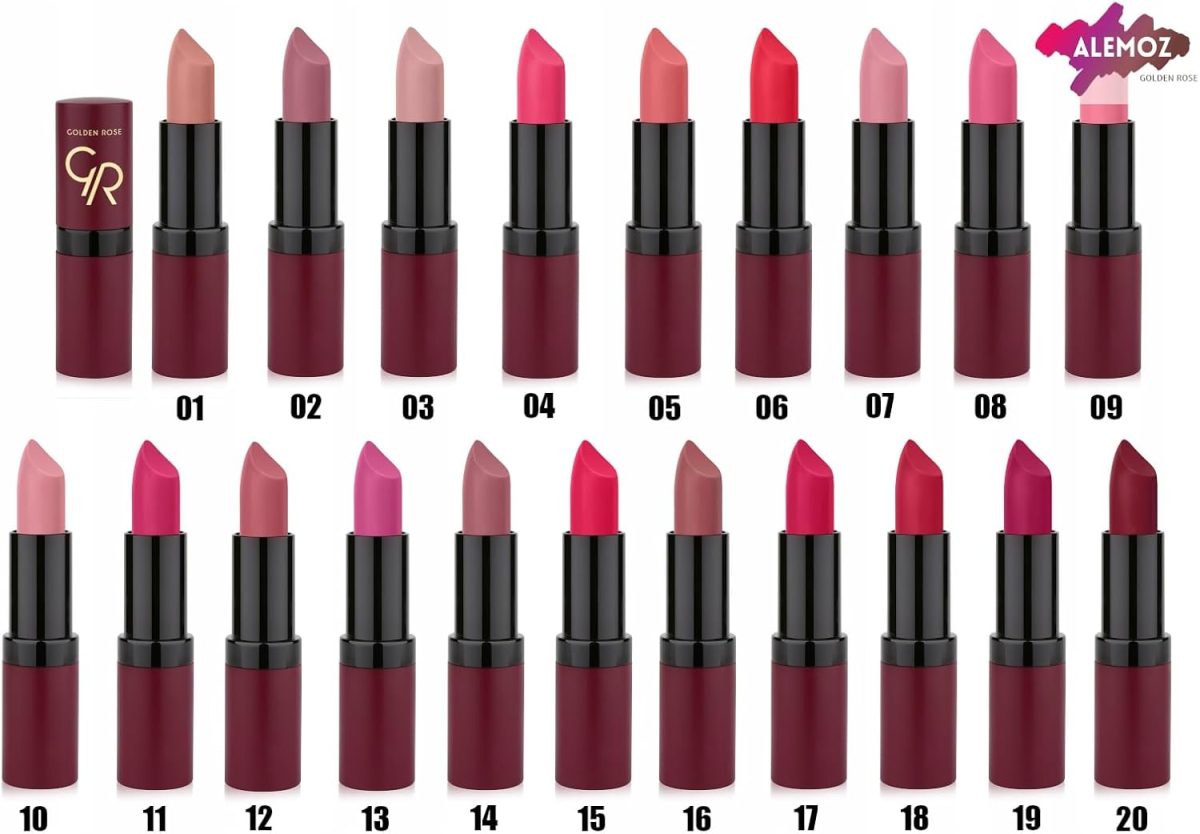 ⁦Golden Rose Velvet Matte Lipstick, Brown⁩ - الصورة ⁦2⁩