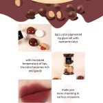 ⁦CHSEEO Mini Lipstick Set Chocolate Shape 8 Colors Velvet Matte Lip Gloss, Long Lasting Waterproof Pro, Mini Lipsticks Gift Box for Women and Girls Beauty Cosmetics - F⁩ - الصورة ⁦4⁩