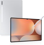 ⁦Samsung Galaxy Tab S10 Ultra, AI Tablet, Android Tablet, WIFI, 12GB RAM, 256GB Storage, AMOLED Display, Anti-reflection, Durable, S Pen Included, Platinum Silver (KSA Version)⁩ - الصورة ⁦2⁩