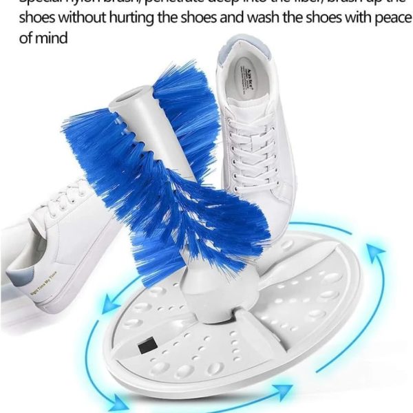 DENX Mini Shoe Washing Machine, 4.8 kg Capacity, 2-in-1 for Clothes and Shoes, Bionic Wave Wheel -DX2041