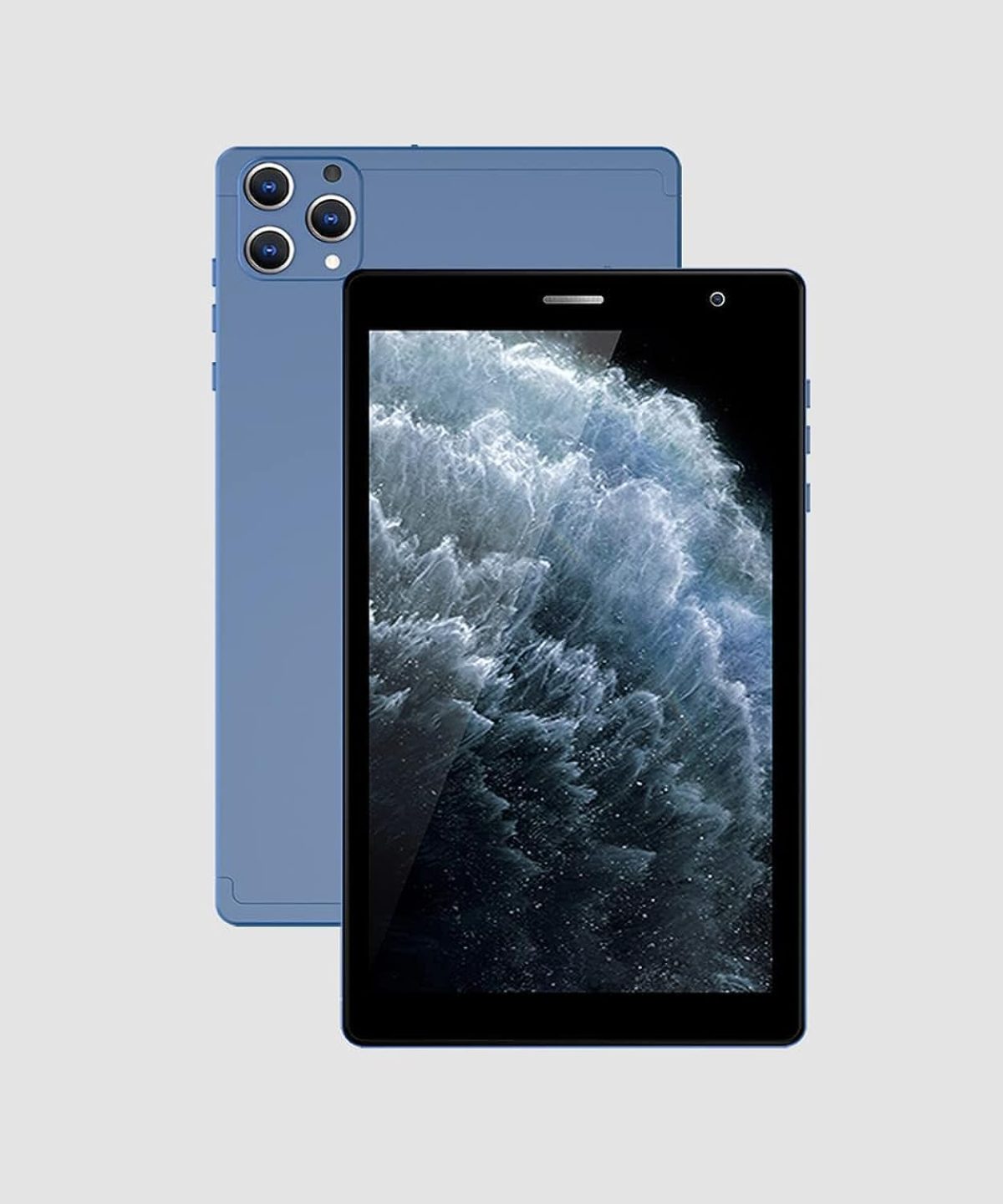 C Idea 7"Inch Smart Tablet CM513 Pro - 5G Android Tab With 128GB Rom+4GB Ram,Quad-Core,Wifi - 5G/LTE Kids Tablet Pc With Smart Cover (Blue)