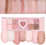 ⁦12 Colors Nude Natural Pink Matte Shimmer Eyeshadow Palette, High Pigmented Brown Eye Shadow Primers Powder Palet for Eye Makeup, Blendable Powder, Flawless & Natural Long-Lasting Makeup Palette⁩ - الصورة ⁦4⁩