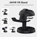⁦Stand Holder for Quest 3s/Quest 3/Quest 2/Pico 4/for PSVR 2/for Vision Pro, Universal VR Headset Display Dock, Stable Bracket Storage Round Base, Mount Install Easy⁩ - الصورة ⁦2⁩