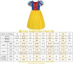 ⁦Lito Angels Rapunzel/Snow White/Merida Girls Princess Dress Costume Size 2-11 Years⁩ - الصورة ⁦7⁩
