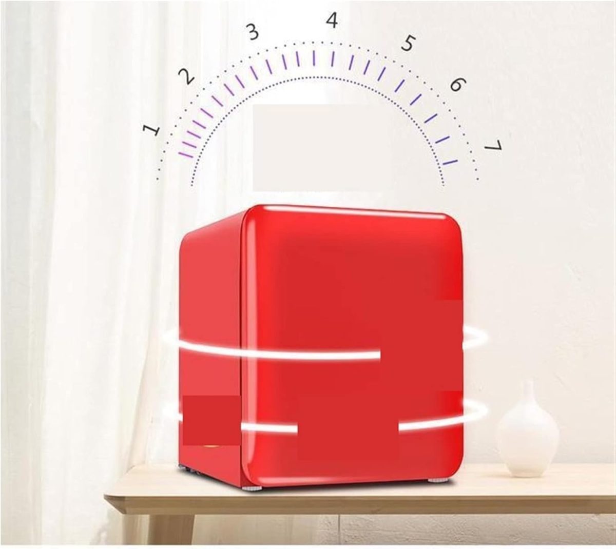 ⁦Avcbno Compact refrigerator Refrigerator Household Refrigerated Small Refrigerator Dormitory With Student Refrigeration Mini Single Door⁩ - الصورة ⁦4⁩