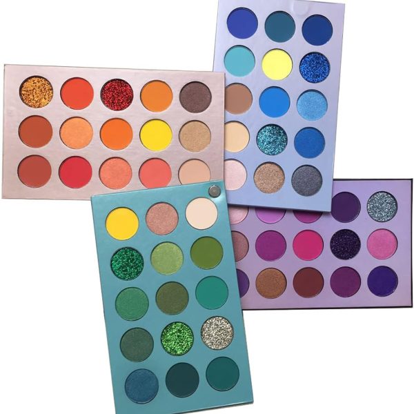 60 Colors Eye Makeup Palettes, 4 In 1 Color Board Matte And Shimmer Highly Pigmented Eye Makeup Palettes,Eyeshadow, RotationEyes Shadow