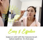 ⁦Isabella's Clearly LASH, Natural Eyelash and Eyebrow Growth Serum with Castor Oil, Vitamin E | Fuller Enhanced Lashes + Brows | Irritation Free, Paraben Free Serum Made in USA⁩ - الصورة ⁦3⁩