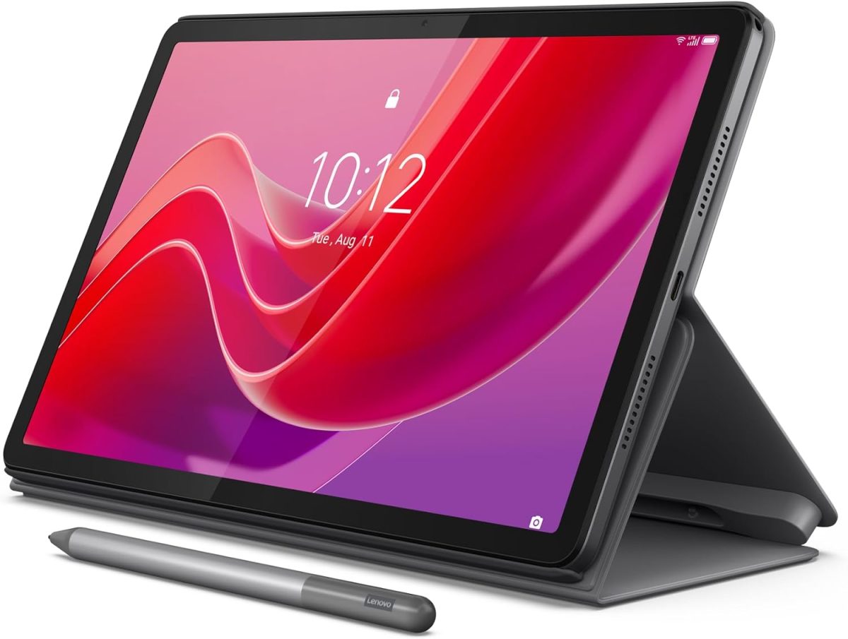⁦تابلت لينوفو M11 بشاشة 11 انش من ميديا تيك® G88 OC 2.0GHz وذاكرة RAM 8GB تخزين 128GB وميزة الاتصال 4G-LTE وبطارية 7040mAh مع 15 واط PD3.0 TB330XU وحافظة وقلم قابل للطي ZADB0302SA خلوي⁩ - الصورة ⁦10⁩