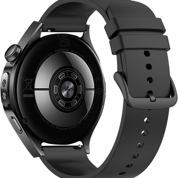 T Tersely Adjustable Strap Compatible with HUAWEI WATCH 5/GT5/GT5 pro/GT4 46mm - Ultra Soft, Durable Silicone Material for All - Weather Use. Ideal for Optimal Performance During Daily Wear