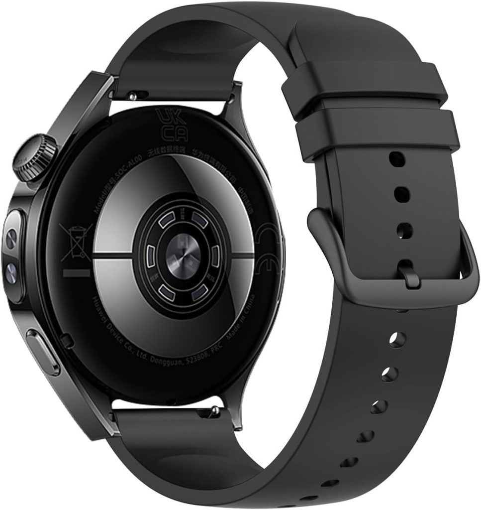 T Tersely Adjustable Strap Compatible with HUAWEI WATCH 5/GT5/GT5 pro/GT4 46mm - Ultra Soft, Durable Silicone Material for All - Weather Use. Ideal for Optimal Performance During Daily Wear