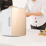 ⁦VVBNGVH Small refrigerator Car Small Refrigerator Vertical Dual-Use Portable Cooling Heating Refrigeration Dormitory Household Beauty Mini Refrigerator(C)⁩ - الصورة ⁦6⁩