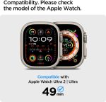 ⁦Spigen Lite Fit Pro designed for Apple Watch Ultra 2 / Apple Watch Ultra 49mm Case with Band - Matte Black⁩ - الصورة ⁦2⁩